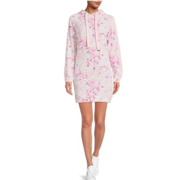 No Boundaries Dresses & Skirts - 🆕 SUPER COZY Tie Dye Hoodie Dress Fits M in women’s (sized L in Juniors)